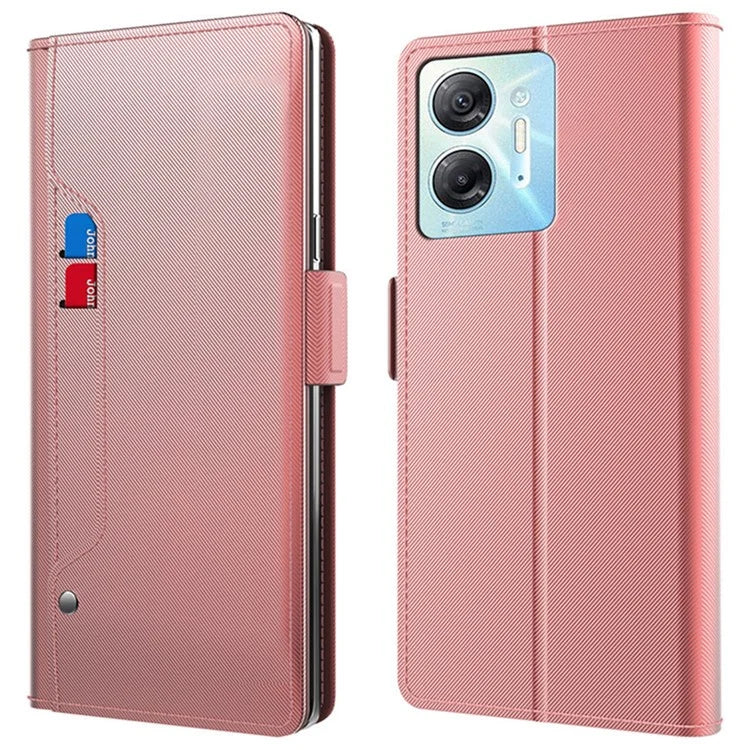 Cell Phone Cases for Transsion Infinix Hot 30 5G Cover Built-in Mirror Card Slot Flip Stand Phone Shell