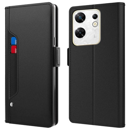 Cell Phone Cases for Transsion Infinix Zero 30 4G Cover Built-in Mirror Leather Card Holder Phone Shell