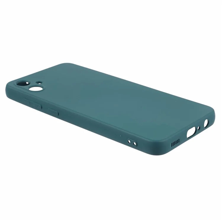 For Samsung Galaxy A05 4G TPU Case Rubberized Phone Cover with Fiber Lining