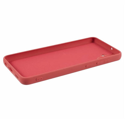 For Samsung Galaxy A05 4G TPU Case Rubberized Phone Cover with Fiber Lining