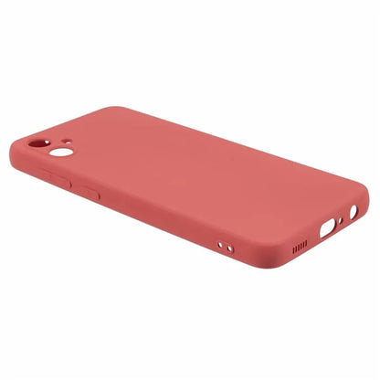 For Samsung Galaxy A05 4G TPU Case Rubberized Phone Cover with Fiber Lining