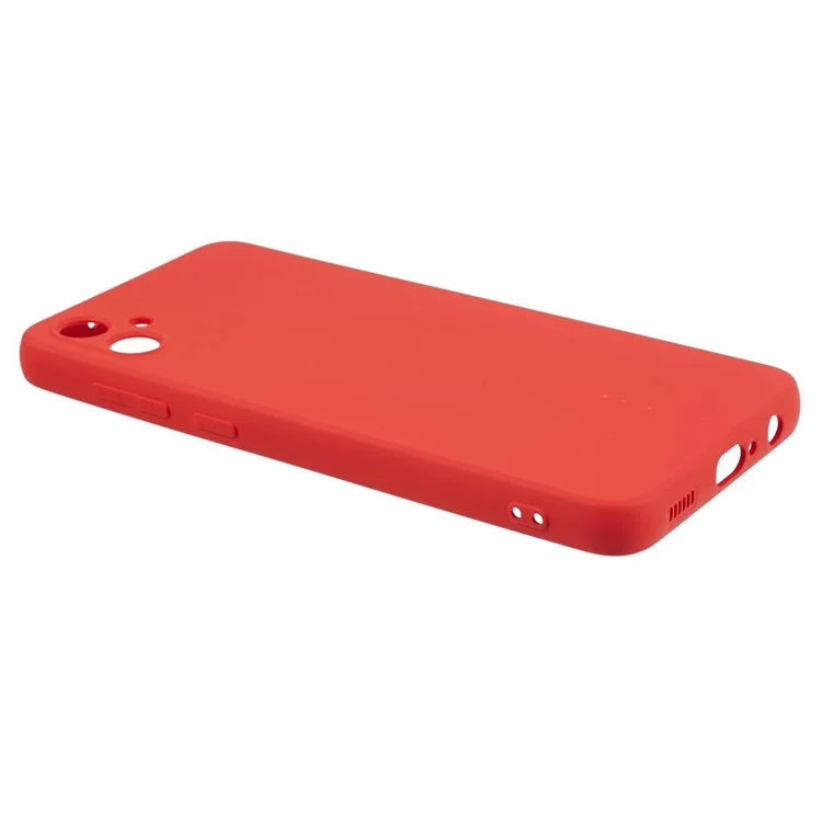 For Samsung Galaxy A05 4G TPU Case Rubberized Phone Cover with Fiber Lining