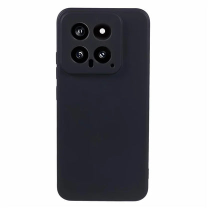 For Xiaomi 14 Case Fiber Lining Rubberized TPU Protective Phone Cover
