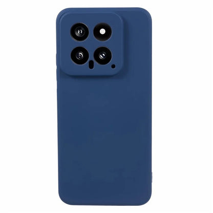 For Xiaomi 14 Case Fiber Lining Rubberized TPU Protective Phone Cover
