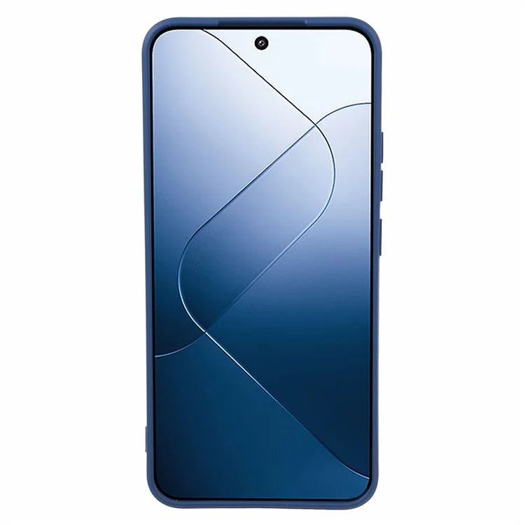 For Xiaomi 14 Case Fiber Lining Rubberized TPU Protective Phone Cover