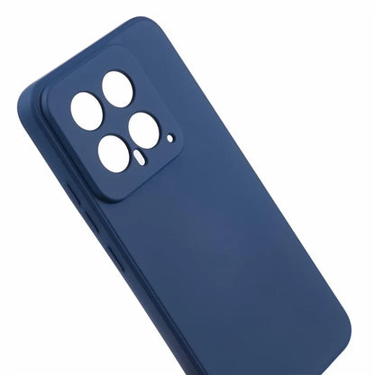For Xiaomi 14 Case Fiber Lining Rubberized TPU Protective Phone Cover