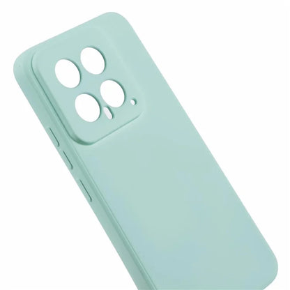 For Xiaomi 14 Case Fiber Lining Rubberized TPU Protective Phone Cover