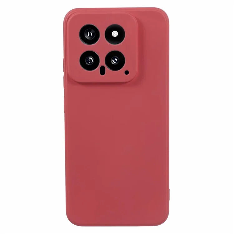 For Xiaomi 14 Case Fiber Lining Rubberized TPU Protective Phone Cover