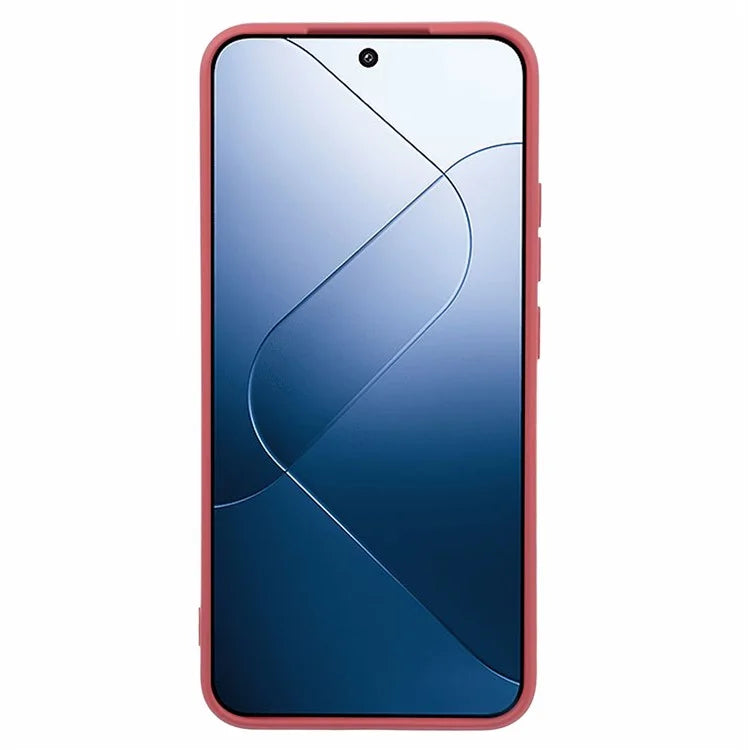 For Xiaomi 14 Case Fiber Lining Rubberized TPU Protective Phone Cover