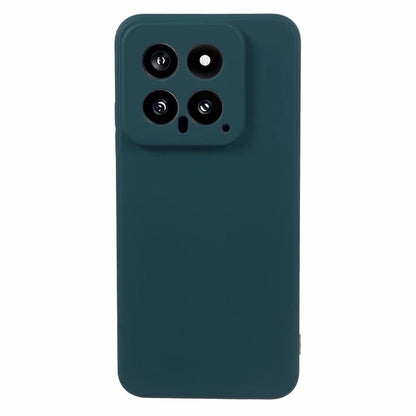 For Xiaomi 14 Case Fiber Lining Rubberized TPU Protective Phone Cover