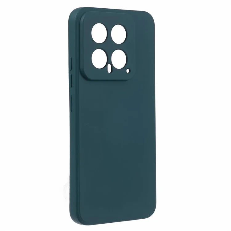For Xiaomi 14 Case Fiber Lining Rubberized TPU Protective Phone Cover