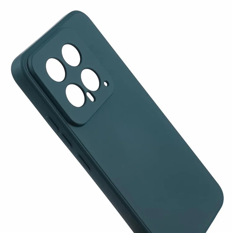 For Xiaomi 14 Case Fiber Lining Rubberized TPU Protective Phone Cover