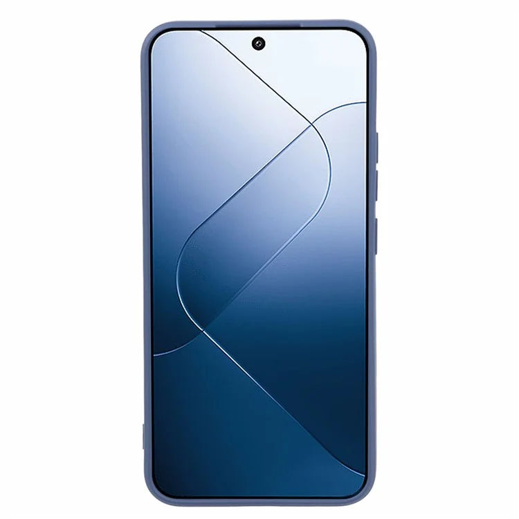 For Xiaomi 14 Case Fiber Lining Rubberized TPU Protective Phone Cover