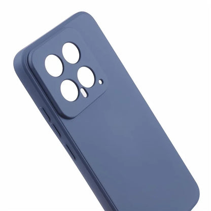 For Xiaomi 14 Case Fiber Lining Rubberized TPU Protective Phone Cover