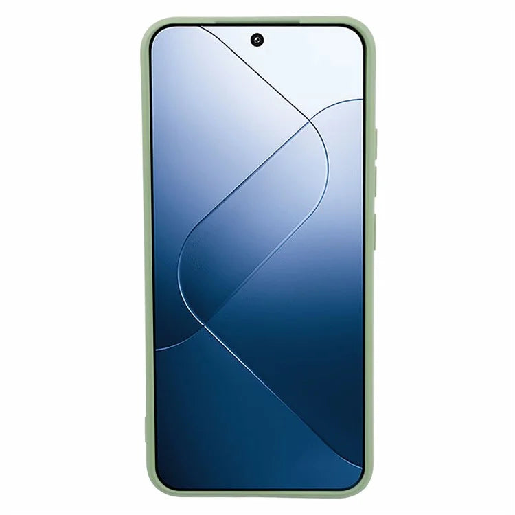 For Xiaomi 14 Case Fiber Lining Rubberized TPU Protective Phone Cover