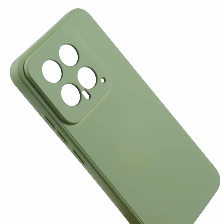 For Xiaomi 14 Case Fiber Lining Rubberized TPU Protective Phone Cover
