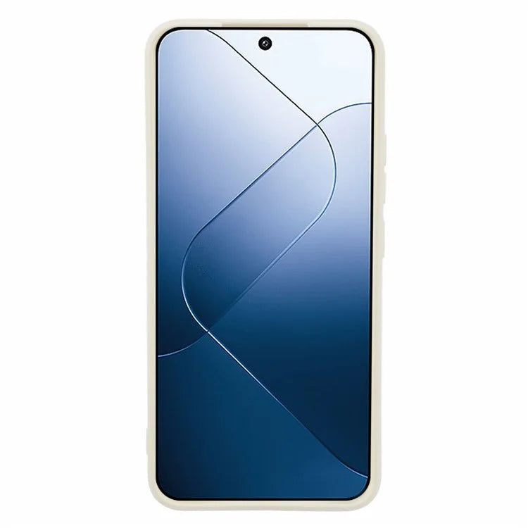 For Xiaomi 14 Case Fiber Lining Rubberized TPU Protective Phone Cover