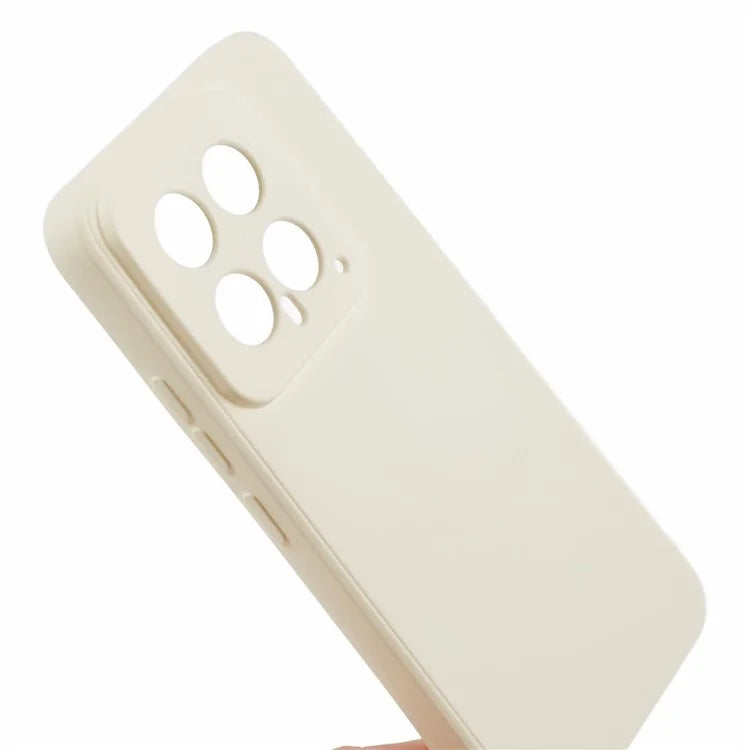 For Xiaomi 14 Case Fiber Lining Rubberized TPU Protective Phone Cover