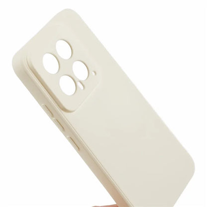 For Xiaomi 14 Case Fiber Lining Rubberized TPU Protective Phone Cover