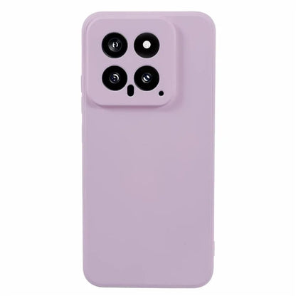 For Xiaomi 14 Case Fiber Lining Rubberized TPU Protective Phone Cover
