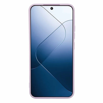 For Xiaomi 14 Case Fiber Lining Rubberized TPU Protective Phone Cover