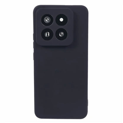 For Xiaomi 14 Pro TPU Case Straight Edge Candy Color Phone Cover