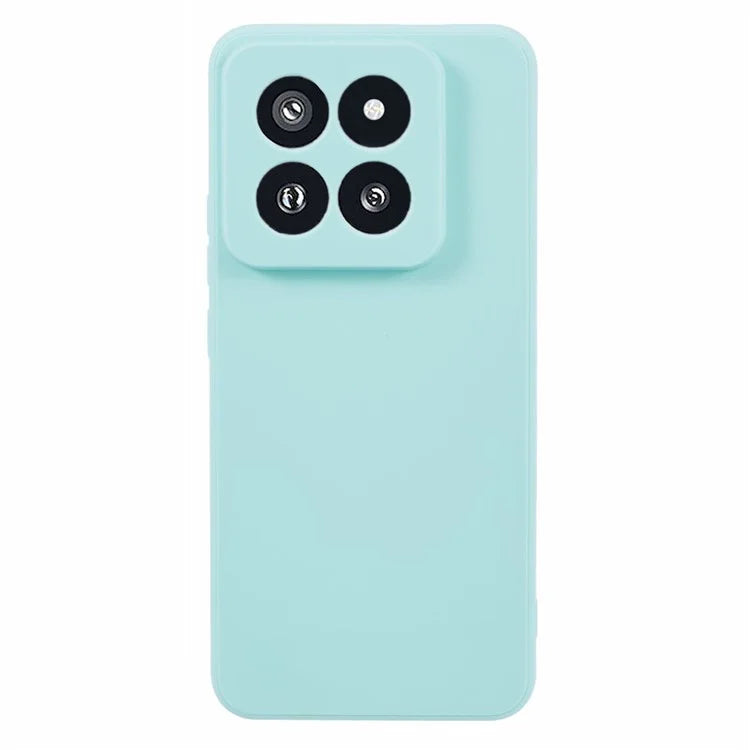 For Xiaomi 14 Pro TPU Case Straight Edge Candy Color Phone Cover