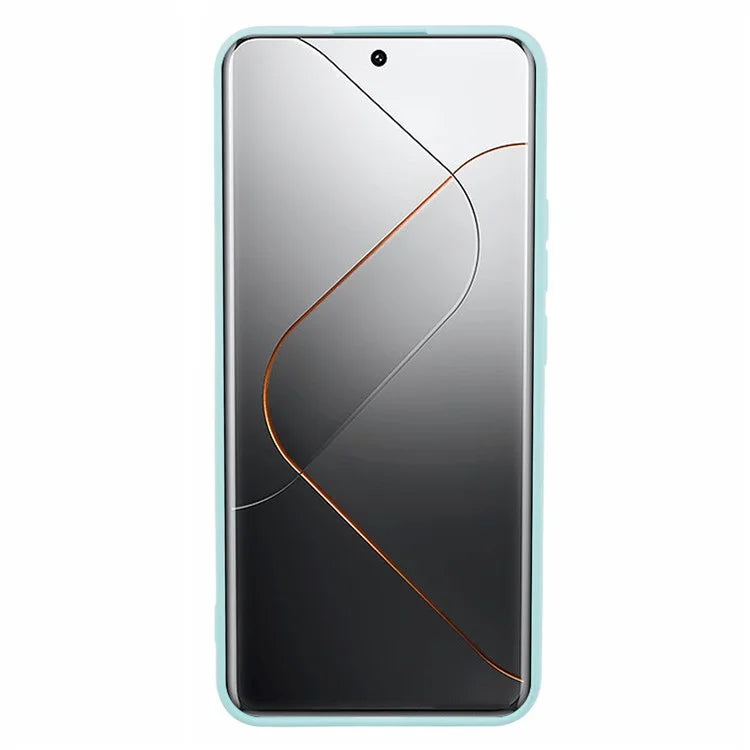 For Xiaomi 14 Pro TPU Case Straight Edge Candy Color Phone Cover