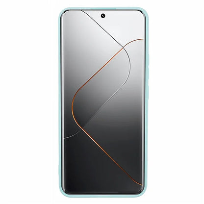 For Xiaomi 14 Pro TPU Case Straight Edge Candy Color Phone Cover