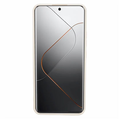 For Xiaomi 14 Pro TPU Case Straight Edge Candy Color Phone Cover
