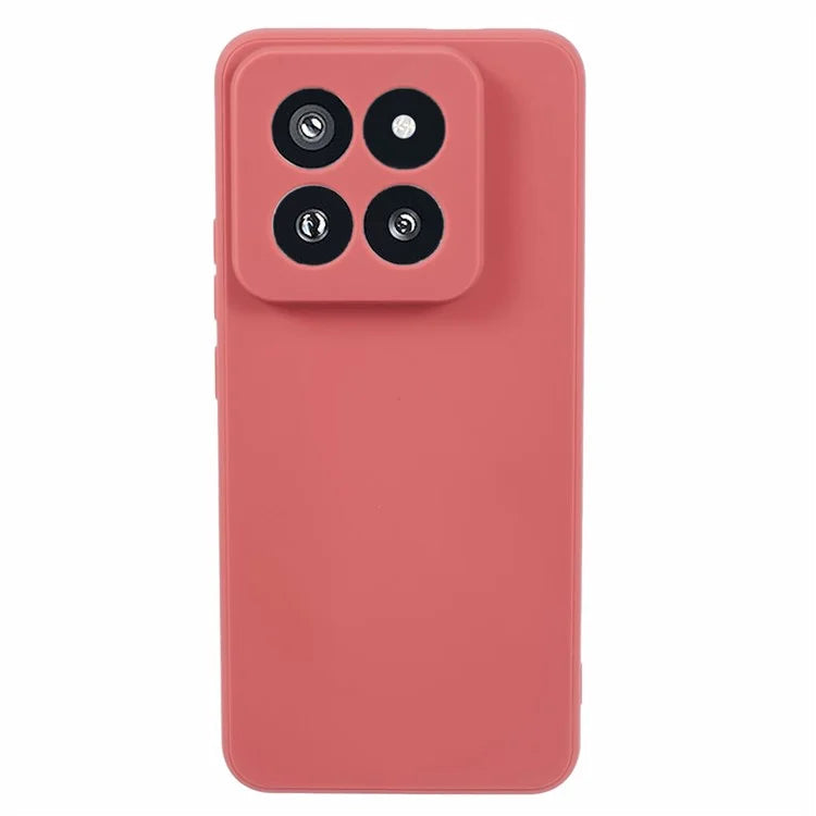 For Xiaomi 14 Pro TPU Case Straight Edge Candy Color Phone Cover