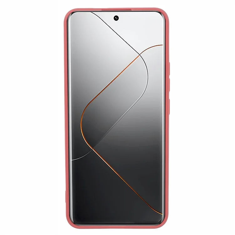 For Xiaomi 14 Pro TPU Case Straight Edge Candy Color Phone Cover