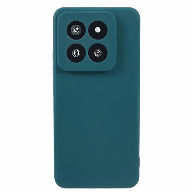 For Xiaomi 14 Pro TPU Case Straight Edge Candy Color Phone Cover