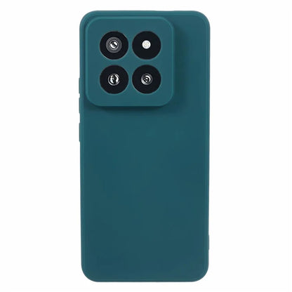 For Xiaomi 14 Pro TPU Case Straight Edge Candy Color Phone Cover