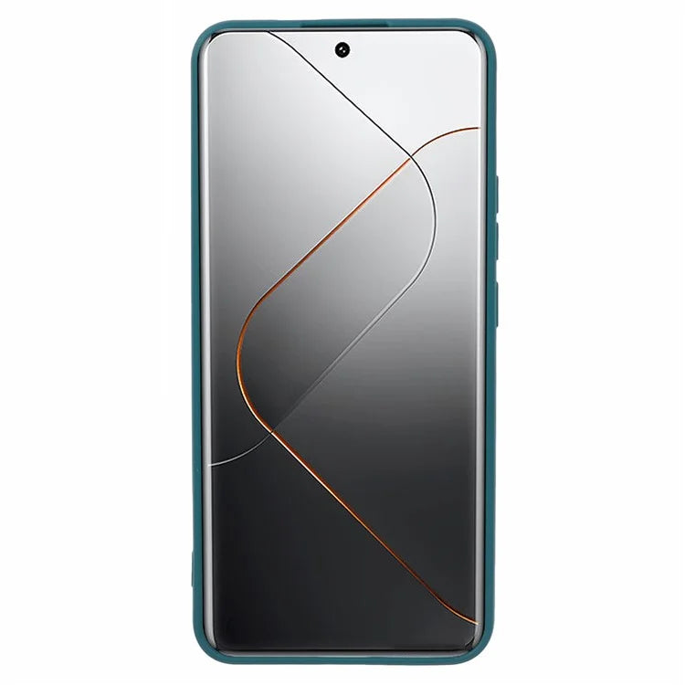 For Xiaomi 14 Pro TPU Case Straight Edge Candy Color Phone Cover