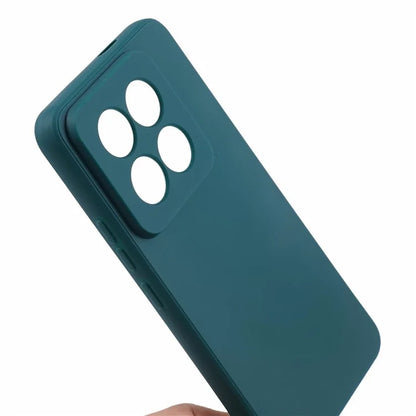 For Xiaomi 14 Pro TPU Case Straight Edge Candy Color Phone Cover