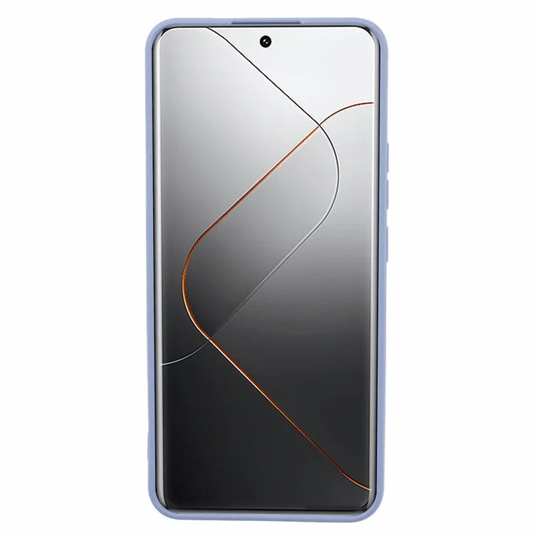 For Xiaomi 14 Pro TPU Case Straight Edge Candy Color Phone Cover