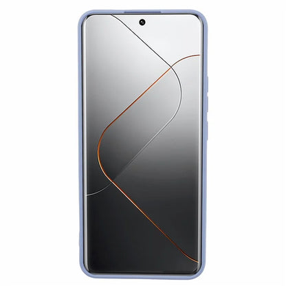 For Xiaomi 14 Pro TPU Case Straight Edge Candy Color Phone Cover