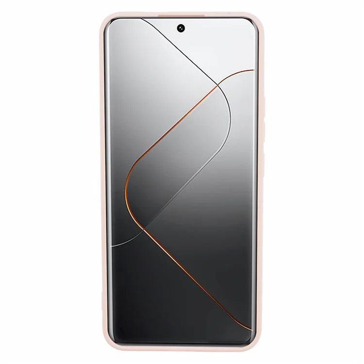For Xiaomi 14 Pro TPU Case Straight Edge Candy Color Phone Cover