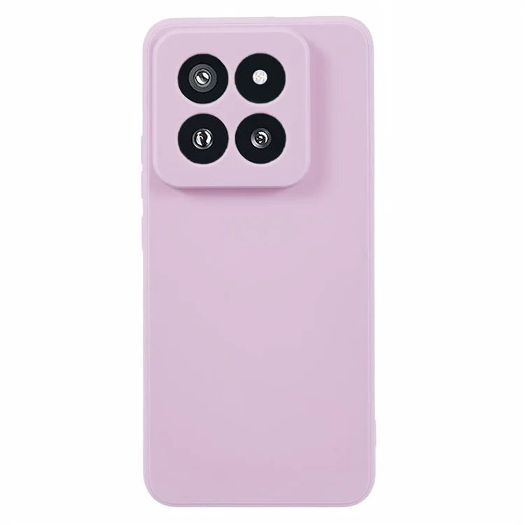 For Xiaomi 14 Pro TPU Case Straight Edge Candy Color Phone Cover