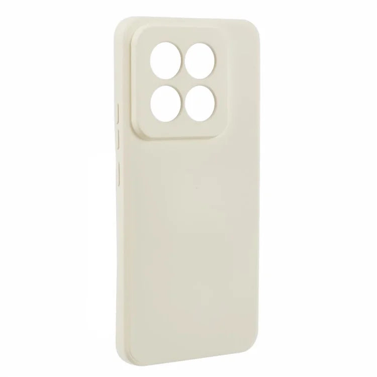 For Xiaomi 14 Pro TPU Case Fiber Lining Rubberized Phone Back Cover