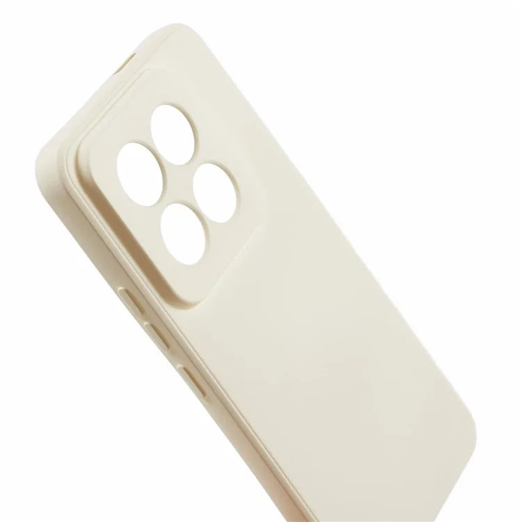 For Xiaomi 14 Pro TPU Case Fiber Lining Rubberized Phone Back Cover