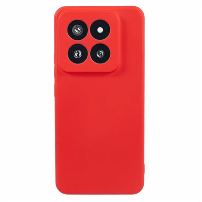 For Xiaomi 14 Pro TPU Case Fiber Lining Rubberized Phone Back Cover
