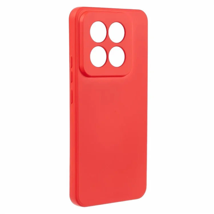 For Xiaomi 14 Pro TPU Case Fiber Lining Rubberized Phone Back Cover