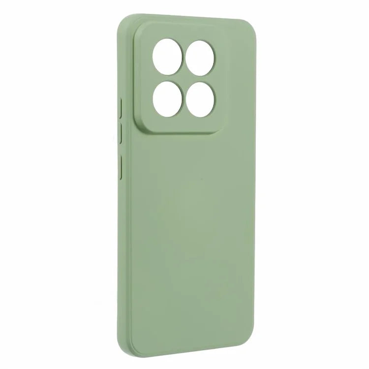 For Xiaomi 14 Pro TPU Case Fiber Lining Rubberized Phone Back Cover