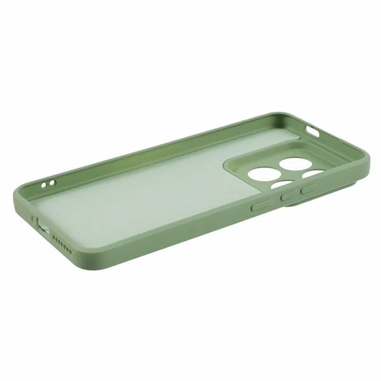 For Xiaomi 14 Pro TPU Case Fiber Lining Rubberized Phone Back Cover