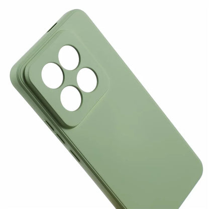 For Xiaomi 14 Pro TPU Case Fiber Lining Rubberized Phone Back Cover