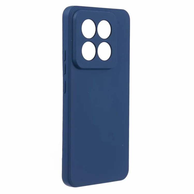 For Xiaomi 14 Pro TPU Case Fiber Lining Rubberized Phone Back Cover