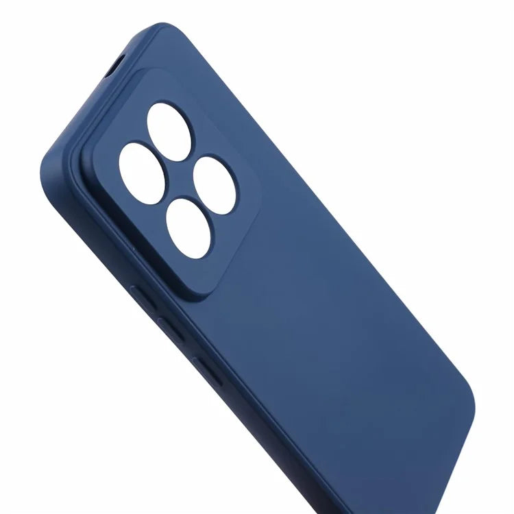 For Xiaomi 14 Pro TPU Case Fiber Lining Rubberized Phone Back Cover