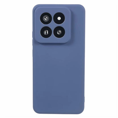 For Xiaomi 14 Pro TPU Case Fiber Lining Rubberized Phone Back Cover